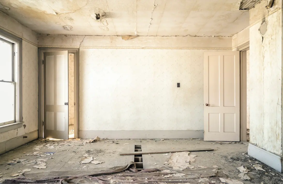 Waste disposal crew managing a cleanout project in High Bridge